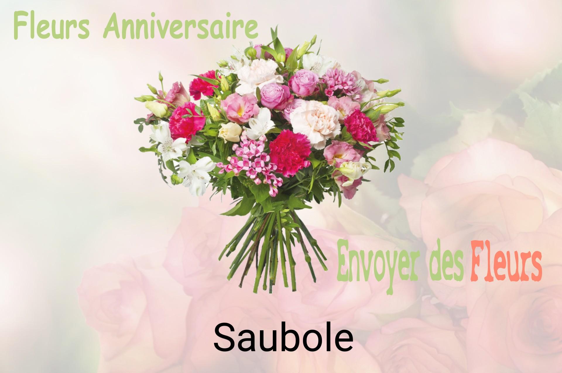 Bouquet de fleurs d’anniversaire livré à Saubole